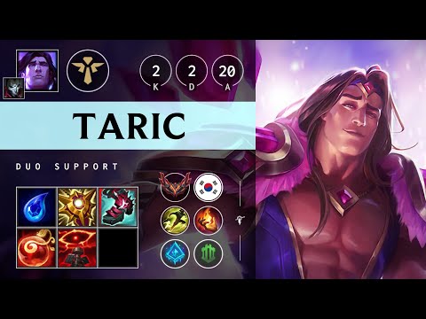 Taric Support vs Nautilus - KR Grandmaster Patch 25.15