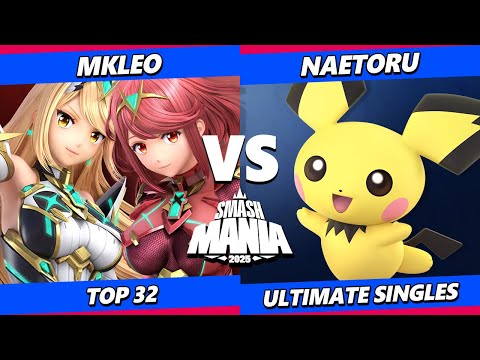 SmashMania 2025 - MkLeo (Pyra Mythra) Vs. NaetorU (Pichu) Smash Ultimate - SSBU