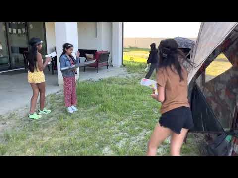 Backyard birthday party laser tag for younger players