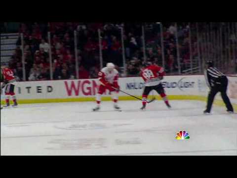 Pavel Datsyuk Breakaway Goal vs Blackhawks 3/7/2010