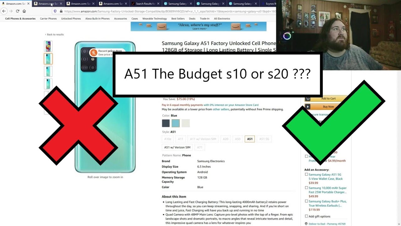Samsung Galaxy A51 The Budget S10 or S20? How do they compare?