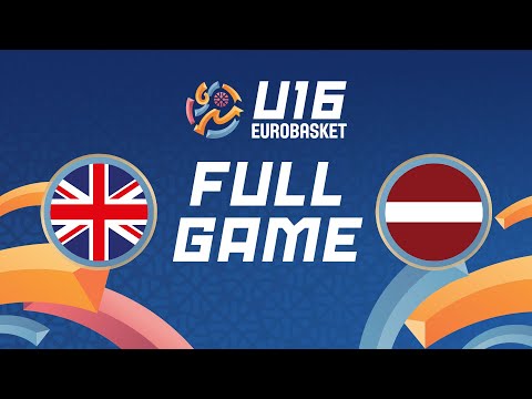 Group Phase | Great Britain v Latvia | Full Basketball Game | FIBA U16 Women's EuroBasket 2025
