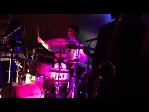 Eric Kalver performs at his wedding.