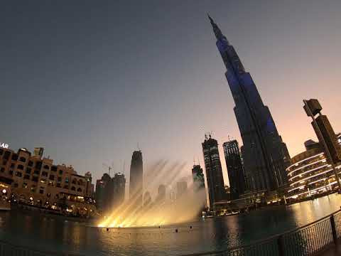 Dubai Fountain Show - Burj Khalifa