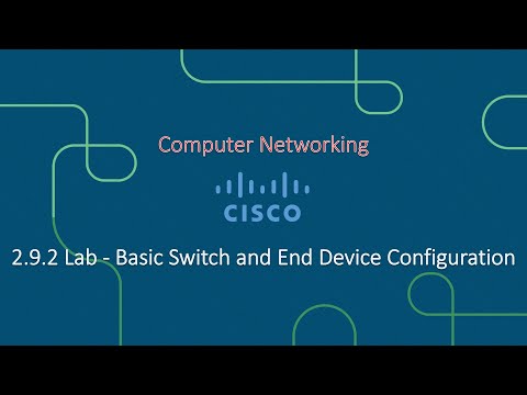 2.9.2 Lab - Basic Switch and End Device Configuration