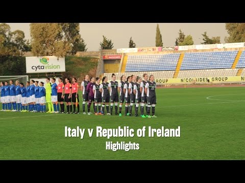 Italy v Republic of Ireland WNT highlights