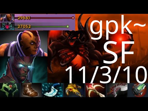 gpk~ Shadow Fiend vs RAMZES666 Anti-Mage, Puck, Pangolier - thx Shadow Shaman! - dota2