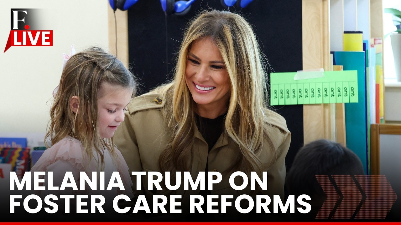 LIVE: Melania Trump Joins Lawmakers On Foster Care Reform | Key US Policy Push | Firstpost
