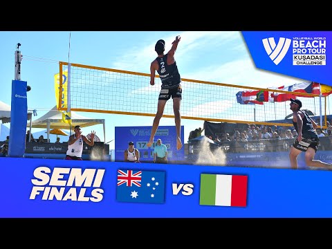 McHugh/Burnett vs. Carambula/Rossi - Semi-Final Highlights Kusadasi 2022 #BeachProTour