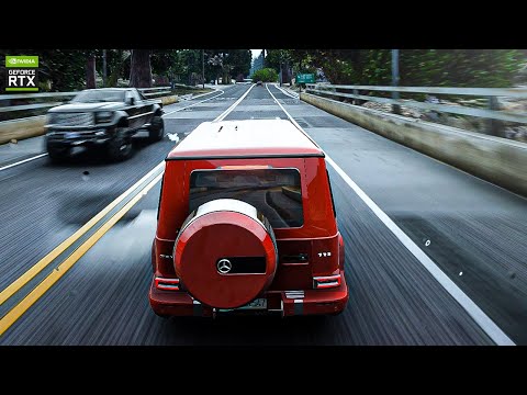 GTA V: Ultra Realistic Graphics MOD RTX™ 3090 ► Maximum Settings Ray-Tracing Graphics Gameplay! [4K]