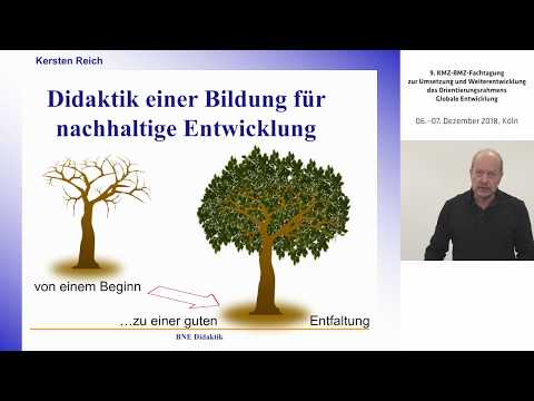„Didaktik einer Bildung für nachhaltige Entwicklung“ - Prof. Dr. Kersten Reich