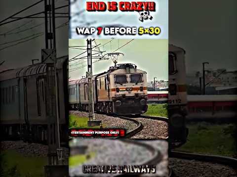 Aerodynamic WAP 7 Before & After Mewing 🗿🤫 #wap5​ #mewing​ #aerodynamic #wap7 #wdp4d #shorts #train