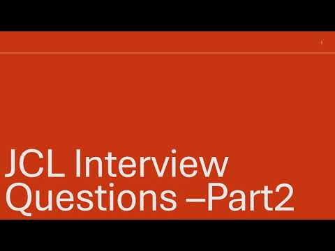 JCL Interview Questions PART2