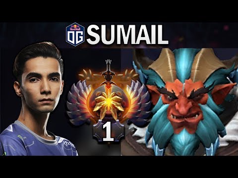 THIS IS HOW THE RANK 1 MMR PLAYS TROLL WARLORD - OG.SUMAIL - DOTA 2 7.24 GAMEPLAY
