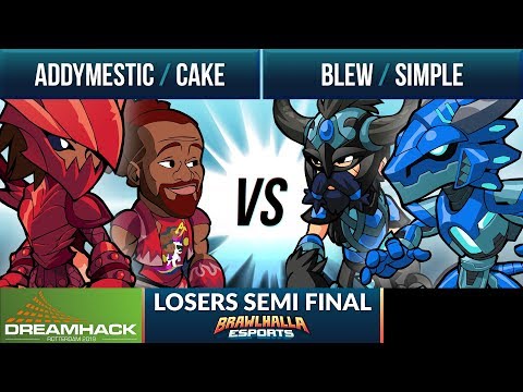 Blew & simpLe vs Addymestic & Cake - Losers Semi Final - DreamHack Rotterdam
