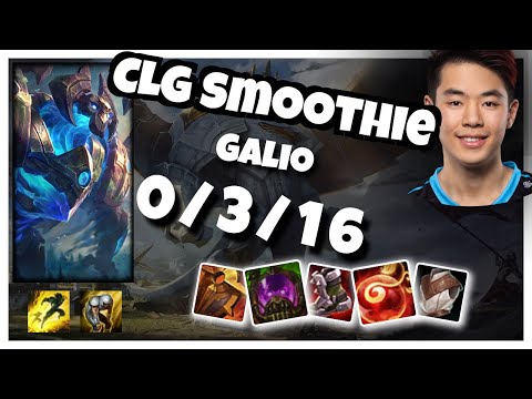 Galio 11.1 Gameplay Challenger Replay S11 Support (0/3/16) - NA