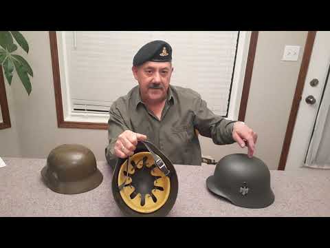 German WW2 Helmets, Two post war, one replica and future plans