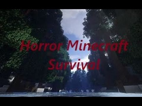 Day 1 in Minecraft Horror - Terrifying Survival