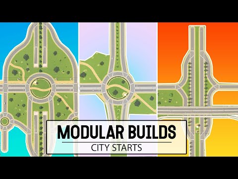 3 Simple & Easy VANILLA City Starts In Cities Skylines | Modular Builds