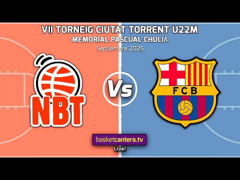 #U22. NOU BASKET TORRENT vs FC BARCELONA .- Torneo Internacional Sub-22 Torrent 2025