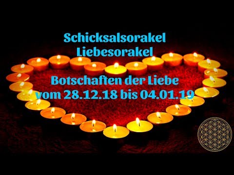 Schicksal Liebesorakel vom 28.12.18 bis 04.01.19 / Orakel zum Jahreswechsel