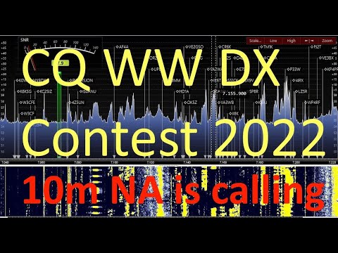 CQ WW DX - SSB Contest - 10m Band - Live Video