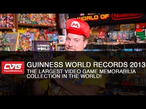 The largest video game memorabilia collection in the world! And other Guinness World Records 2013