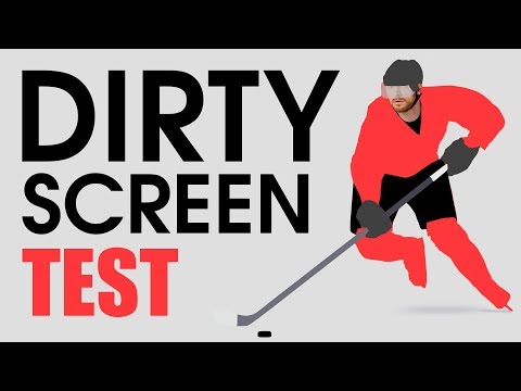 (DSE) Dirty Screen Effect Test --- 60 fps Hockey Screen Uniformity