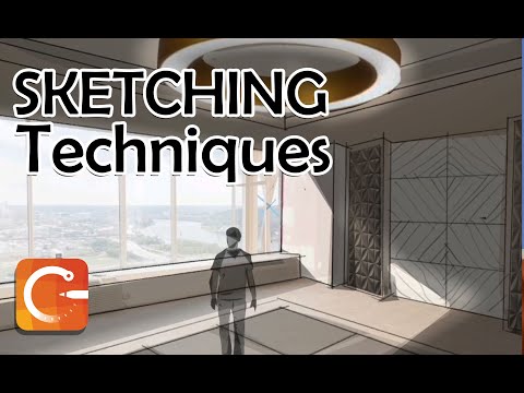 Sketching Techniques Dropping Shadows using Concepts app.