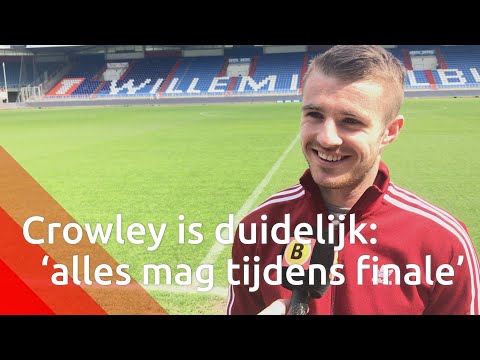 Willem II'er Daniel Crowley kan niet wachten tot het zondag is: 'Ik weet niet wat ik kan verwachten'
