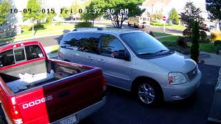 U46 Transportation - School Bus blows through stop sign - 2015-10-09 - 8:30am