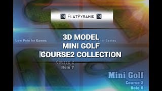 3D Model Mini Golf Course2 Collection Review