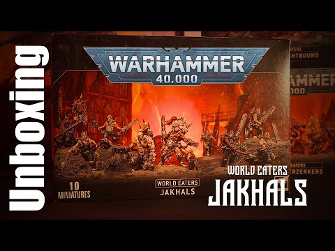 Unboxing World Eaters: Jakhals Warhammer 40K #unboxing
