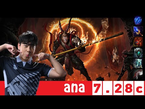 [DOTA 2] ana the MONKEY KING [SAFELANE] [7.28C]