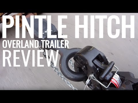 Pintle hitch and lunette ring for overland trailers