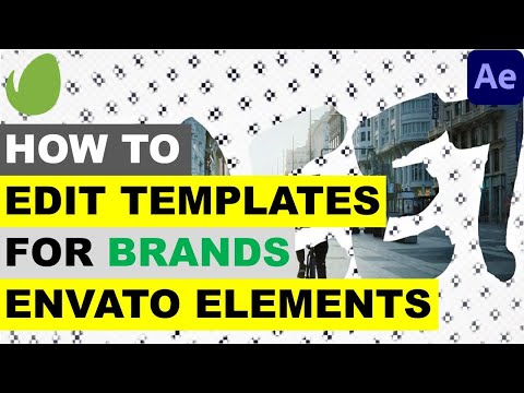 How to Edit After Effect Templates from Envato Elements Tutorial 2023   Branded Intro template