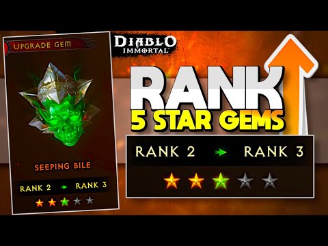 How to UPGRADE a 5 Star gem from 2 stars to 3 stars - Diablo Immortal