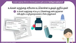 Know Tips for Taking Your Medication Correctly (Tamil)
