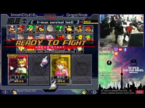 SmashCity#18 Grand Finals   Ryan Ford W Vs.  Jamrun