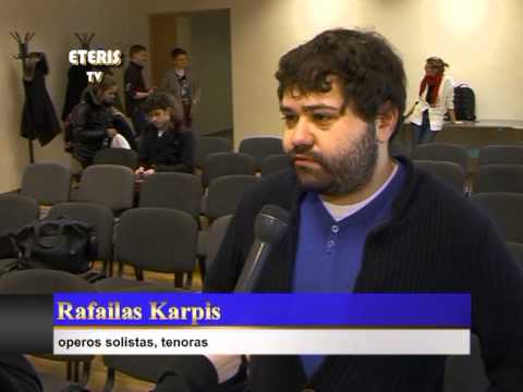 ETERIS TV 2013.03.19 Į Prienus padiskutuoti atvyko operos solistas Rafailas Karpis