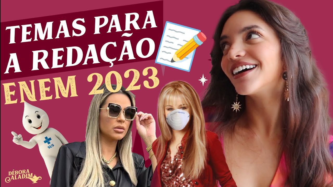 TEMAS PARA A REDAÇÃO DO ENEM 2023! 🚀✍️📖