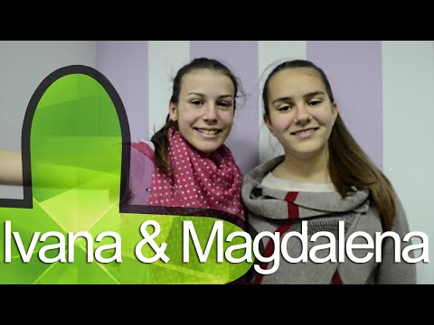 Ivana & Magdalena send a message for ESC+Plus (FYR Macedonia at Junior Eurovision 2015)
