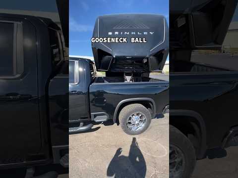 GENY gooseneck ball connection! #genyhitch #torsionflex #brinkley #camping #fifthwheel