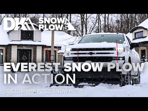 DK2 Snowplows | EVEREST Custom-Mounted Hydraulic Snowplow
