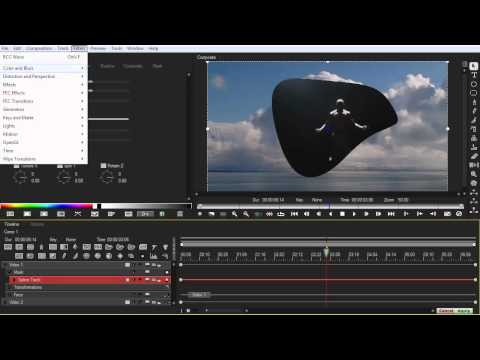 Draw a Custom Shape to Create an Alpha in Avid FX