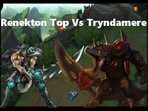 Lol Ranked Top Renekton Vs Tryndamere Commentary S7