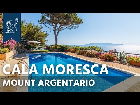 Charming villa overlooking Cala Moresca's sea | Tuscany, Italy - Ref. 3207