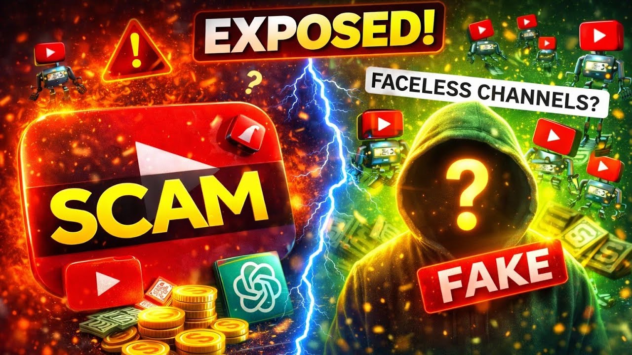 Faceless Channels — The Biggest YouTube Scam