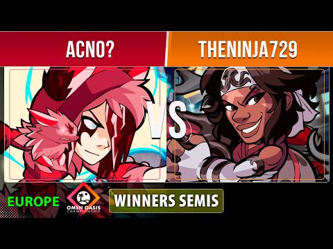 Acno? VS TheNinja729 - Winners Semis - EU - Brawlhalla Omen Oasis Championship 2022