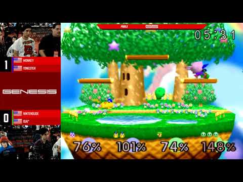 G5 - Monkey (P1) Tonester (P2) Vs. Nintendude (P3) CPU (P4) SSB64 Pools - Smash 64